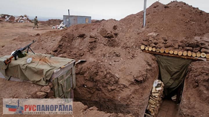 Украинские каратели в котле в Старомарьевке, готовят оборону