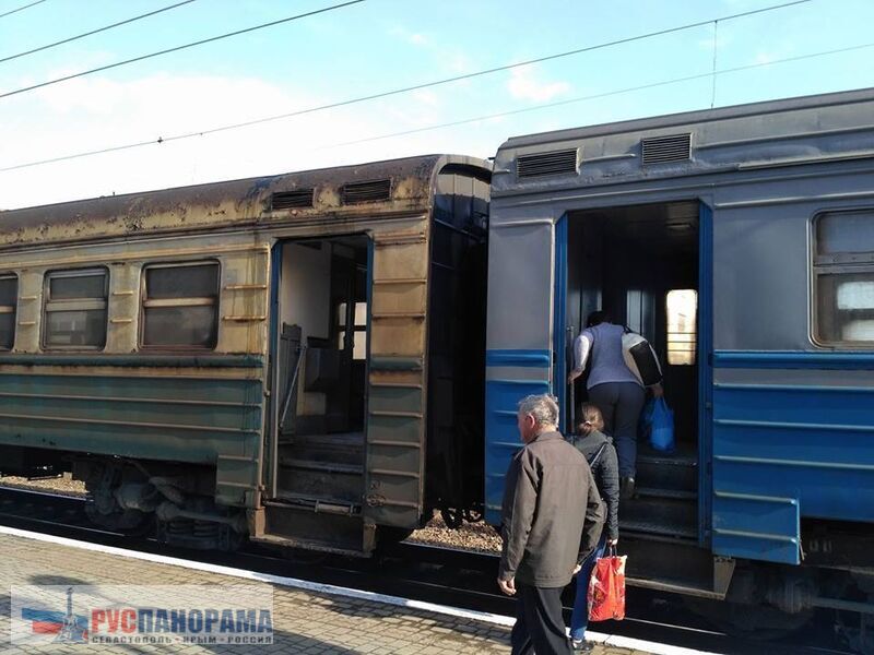 Украина состояние вагонов на УЖД, поезд из Мукачево